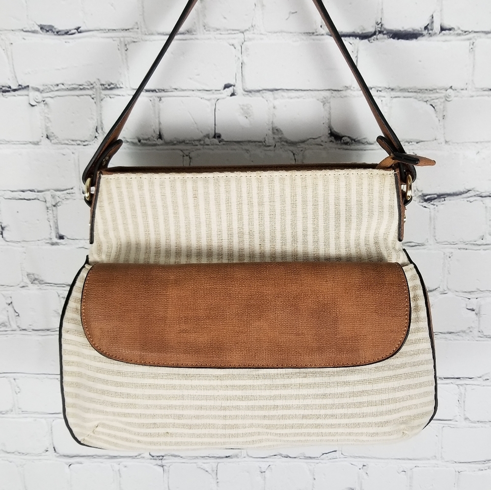 SIMPLY NOELLE | striped shoulder bag purse